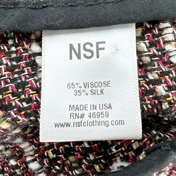 NSF Clothing Libby Jacket Mixed Berry Jacket M - Picture 7 of 11